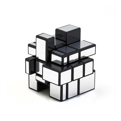 Головоломка Кубик сложный серебристый